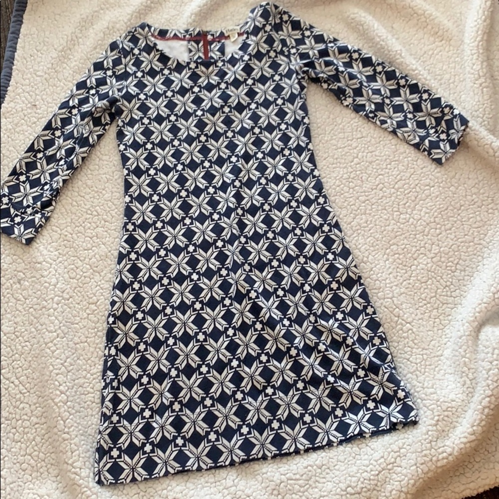 Blue and white Hatley dress